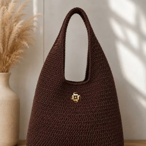 کیف رافیا قهوه ای